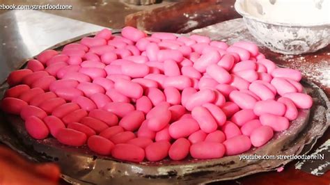 Pink Rasgulla Sweet Making | Pink Cham Cham | Rasgulla Recipe | Bengali Sweet | How it's Made ...