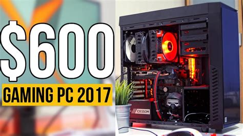 Build a $600 RYZEN 5 Gaming PC! - PC Build Guide 2017 (ft. Ryzen 1400 ...