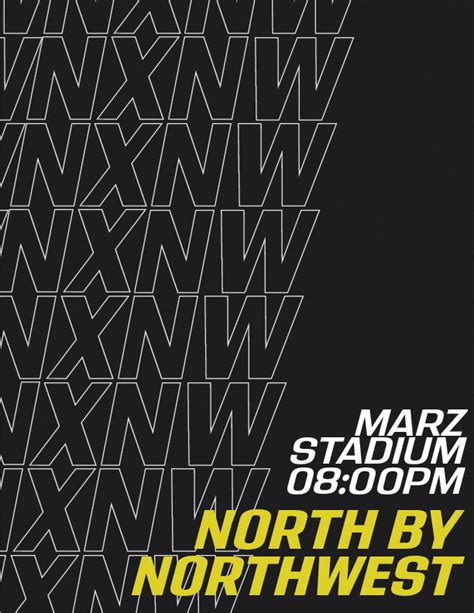 North by Northwest Poster on Behance