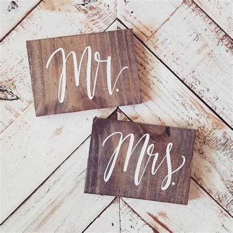 Mr And Mrs Sweetheart Table Signs, Rustic Wooden Wedding Signs, Photo ...