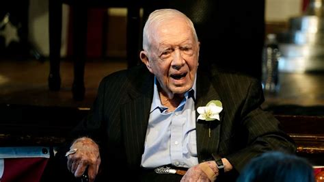 Jimmy Carter attends peanut festival ahead of 99th birthday