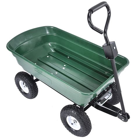 UenJoy Heavy Duty 660 Lb Garden Dump Cart - Decor Ideas