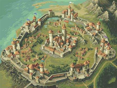 pixeloutput: KF map by Fool | Fantasy city map, Fantasy town, Fantasy city
