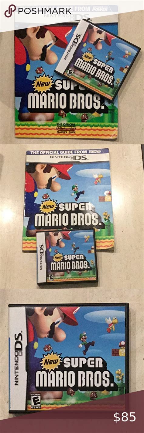 New Super Mario Bros DS Game & Strategy Guide Nintendo DS Complete In ...