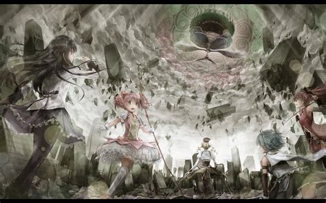 Wallpaper : anime girls, Mahou Shoujo Madoka Magica, mythology, screenshot, pc game 2000x1250 ...