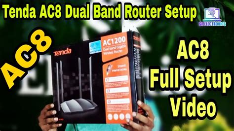 সহজে Tenda AC8 রাউটার সেটআপ।Tenda AC8 Dual Band AC1200 Gigabit Router ...