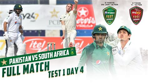 LIVE - Pakistan vs South Africa | 1st Test Day 4 | PCB - YouTube