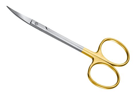 SCISSORS, SURGICAL TISSUE, DENTAL IRIS GUM SCISSORS - WITH TC-INSERT ...