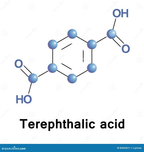 Terephthalic acid PET stock vector. Illustration of dioctyl - 83644211