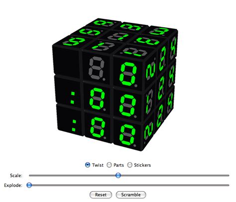 Virtual Cubes Rubik's Cube | Picture Cubes | Digital Clock Cube