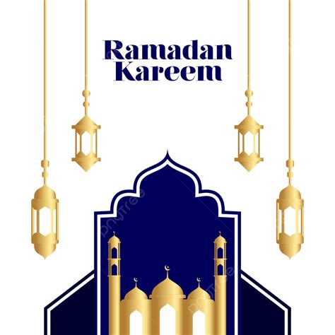 Ramadan Kareem Clipart PNG Images, Template Design Ramadan Kareem, Ramadankareem, Eidmubarak ...