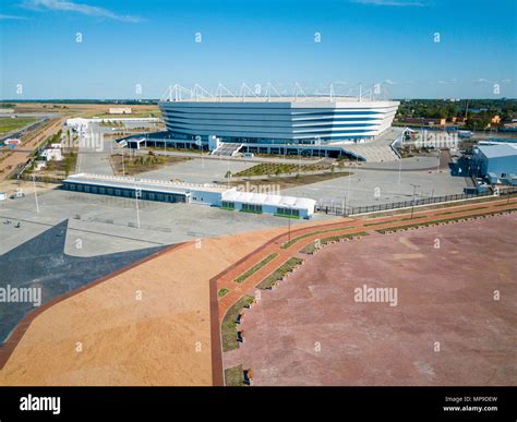 Construction of a football stadium for Fifa World Cup 2018 is completed ...