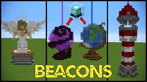 11 Minecraft Beacon Designs! - YouTube | Minecraft, Minecraft designs, Minecraft creations