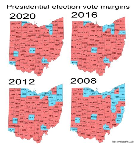 The official results in Donald Trump’s Ohio presidential election ...