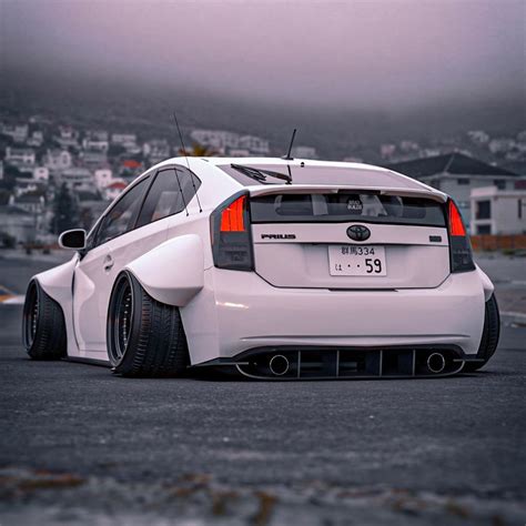 Widebody Toyota Prius "Tofu Boy" Looks Pleasing - autoevolution