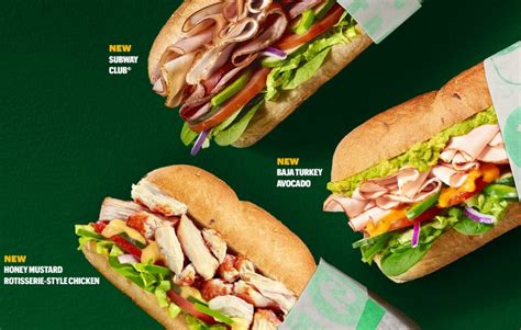 Subway Introduces New Honey Mustard Rotisserie-Style Chicken, Subway Club And Baja Turkey ...