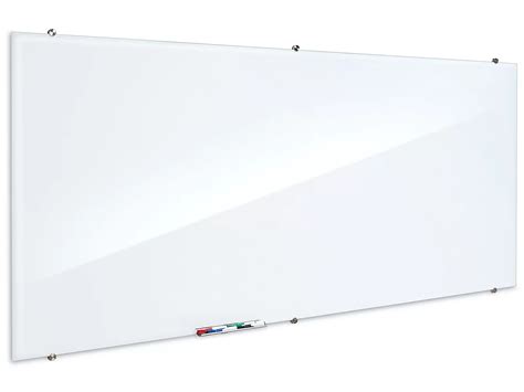 Magnetic Glass Dry Erase Board - White, 8 x 4' H-7805 - Uline