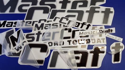 MasterCraft boat Emblem 6029 chrome black FREE | Etsy