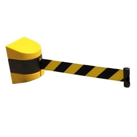 WMBAR9YB WALL MOUNTED RETRACTABLE SAFETY BARRIER - 9M. BLACK/YELLOW ...