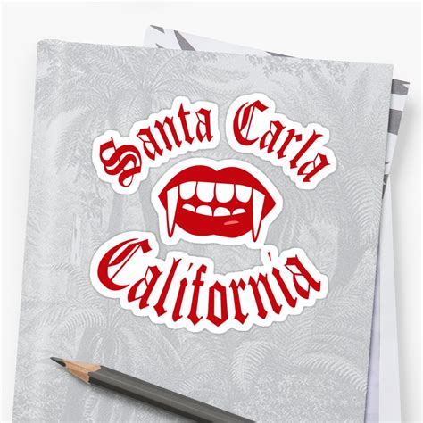 "Santa Carla, California" Sticker by serpentsky17 | Redbubble