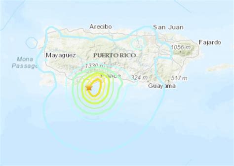 Strong M5.4 earthquake hits Puerto Rico knocking out power and causing ...