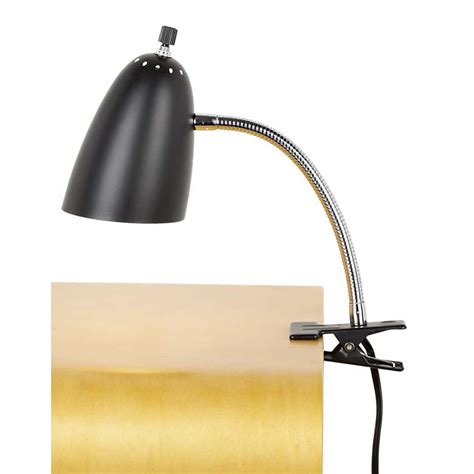 Black Gooseneck Headboard Clip Lamp - #74412 | Lamps Plus