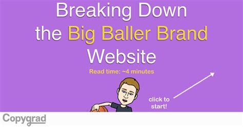 The Genius of LaVar Ball Is Missing from the Big Baller Brand Website - Copygrad