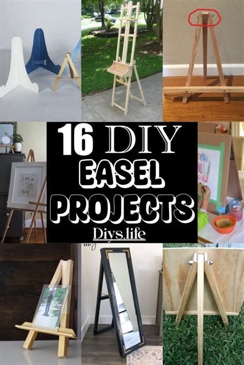 16 DIY Easel Plans To Display Your Artworks - DIYS