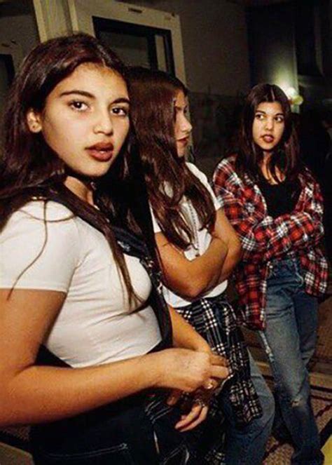 Kim & Kourtney Kardashian: 90’s Pic Shows Throwback To Grunge Days ...