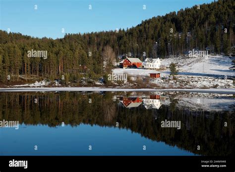 Farm in Norway Stock Photo - Alamy