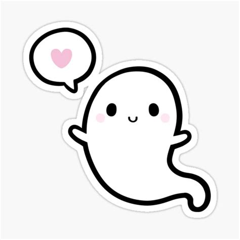 Cute Ghost Sticker | ubicaciondepersonas.cdmx.gob.mx