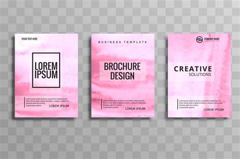 Beautiful business brochure card set design 244580 Vector Art at Vecteezy