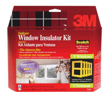 3M Indoor Window Kit 62" x 210" (5-3x5 windows) - Warren Pipe and Supply