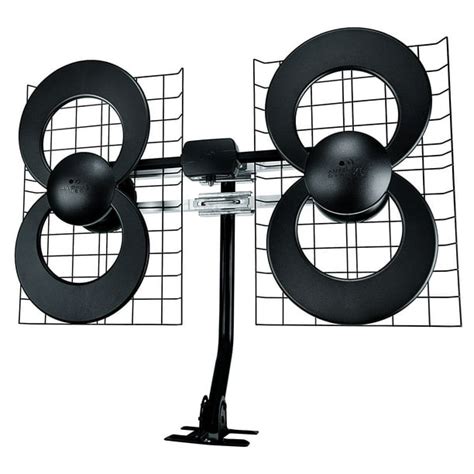 clearstream 4max tv antenna, 70+ mile range, multi-directional, indoor, attic, outdoor, 20-inch ...