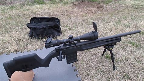 Remington 700 SPS Tactical .308 w/ Magpul Hunter Stock - YouTube