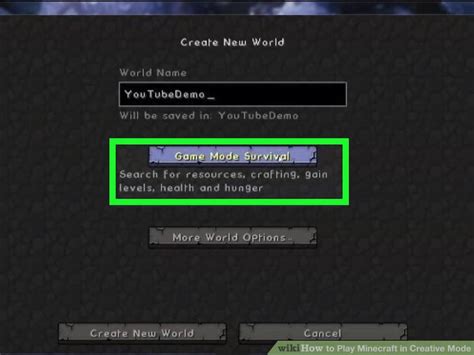 How to Play Minecraft in Creative Mode: 7 Steps (with Pictures)