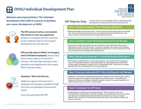 Idp Individual Development Plan Examples - IMAGESEE