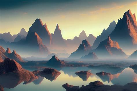 ArtStation - Incredible mountain landscape, desktop wallpapers