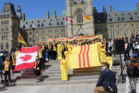 Flag-raising Ceremony on Parliament Hill