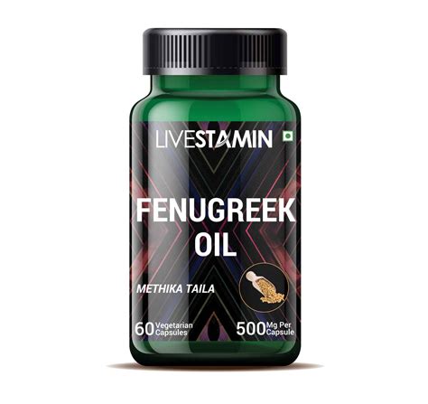 Fenugreek Oil 60 Veg Capsules – livestamin