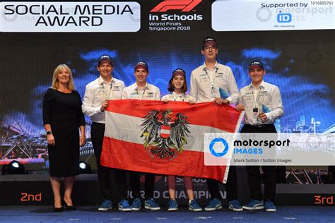 Social Media Award winners at F1 in Schools World Finals, Resorts World Sentosa, Singapore ...