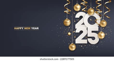 Happy New Year 2025 White Paper Stock Vector (Royalty Free) 2289177505 | Shutterstock