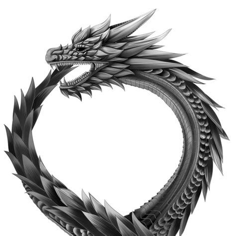 Dragon Eating Its Tail Tattoo Highly Detailed | Tattoo contest