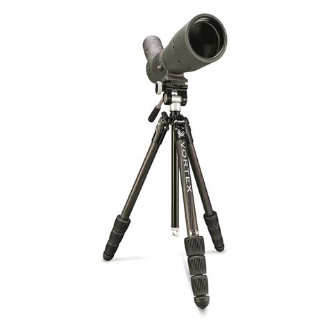 Vortex Summit Carbon II Carbon Fiber Tripod and Pan Head - 721020, Spotting Scope Tripods at ...