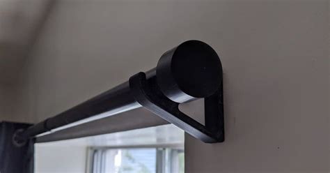 Parametric 1 1/8 Curtain Rod Bracket (Ikea Hugad) by Julius Jahn | Download free STL model ...
