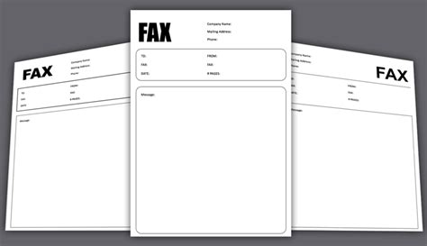 Fax Cover Sheet Template for PowerPoint