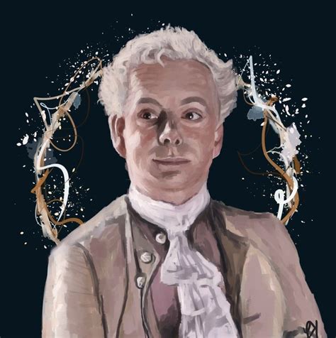 Fanart portrait of angel Aziraphale from Good Omens series, Crowley ...