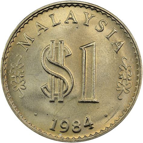 Price Malaysia Old Coin Value : 1 Ringgit Agong Malaysia Numista / Prices for united states ...