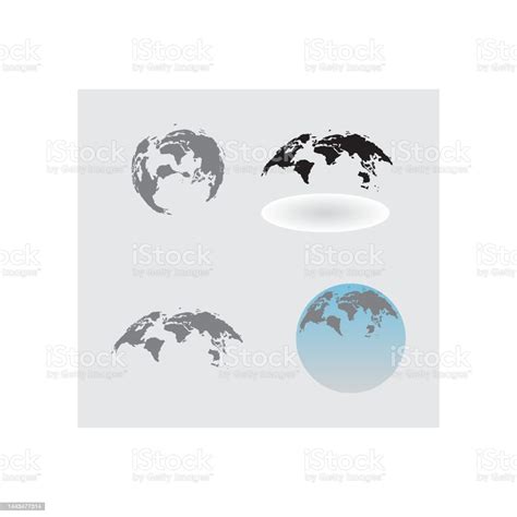 World Map Logo Vektor Stock Illustration - Download Image Now - Africa, Australia, Backgrounds ...