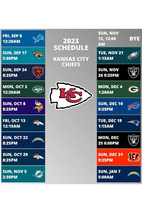 Chiefs Schedule 2024 Season Release Date - Van Shanna